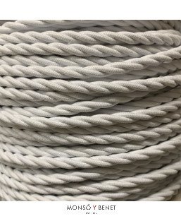 ROLLO 100M.TRENZADO 2X2.5 BLANCO