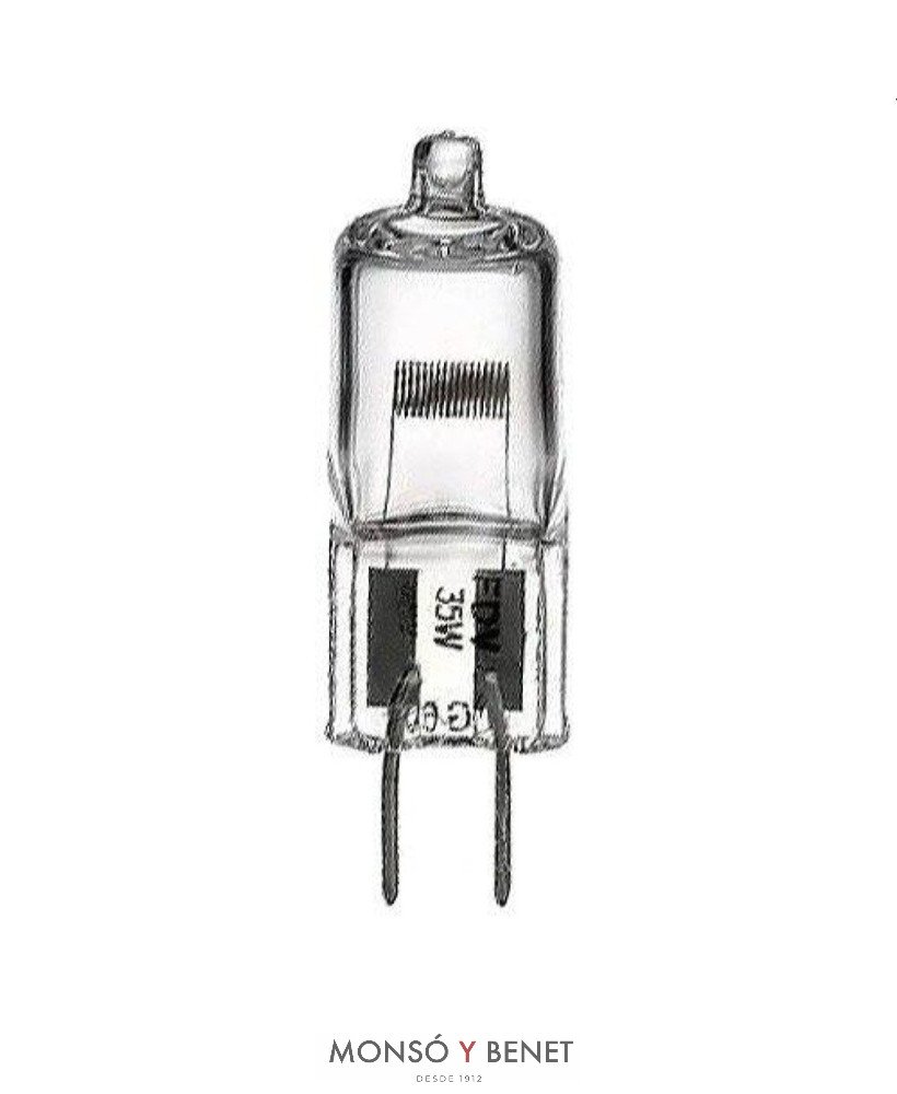 BOMBILLA HALOGENA BIPIN 230V 35W G6.3