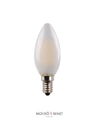 BOMBILLA LED VELA MATE 04VMM2 E14 2800K