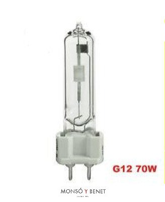 BOMBILLA HQI CERAMICA / 942 70W G12