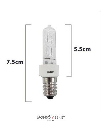 BOMBILLA HALOGENA MIÑON 230V 70W E14