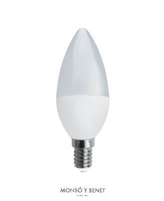 BOMBILLA LED VELA ECO MATE 07VKM5 E14 6000K