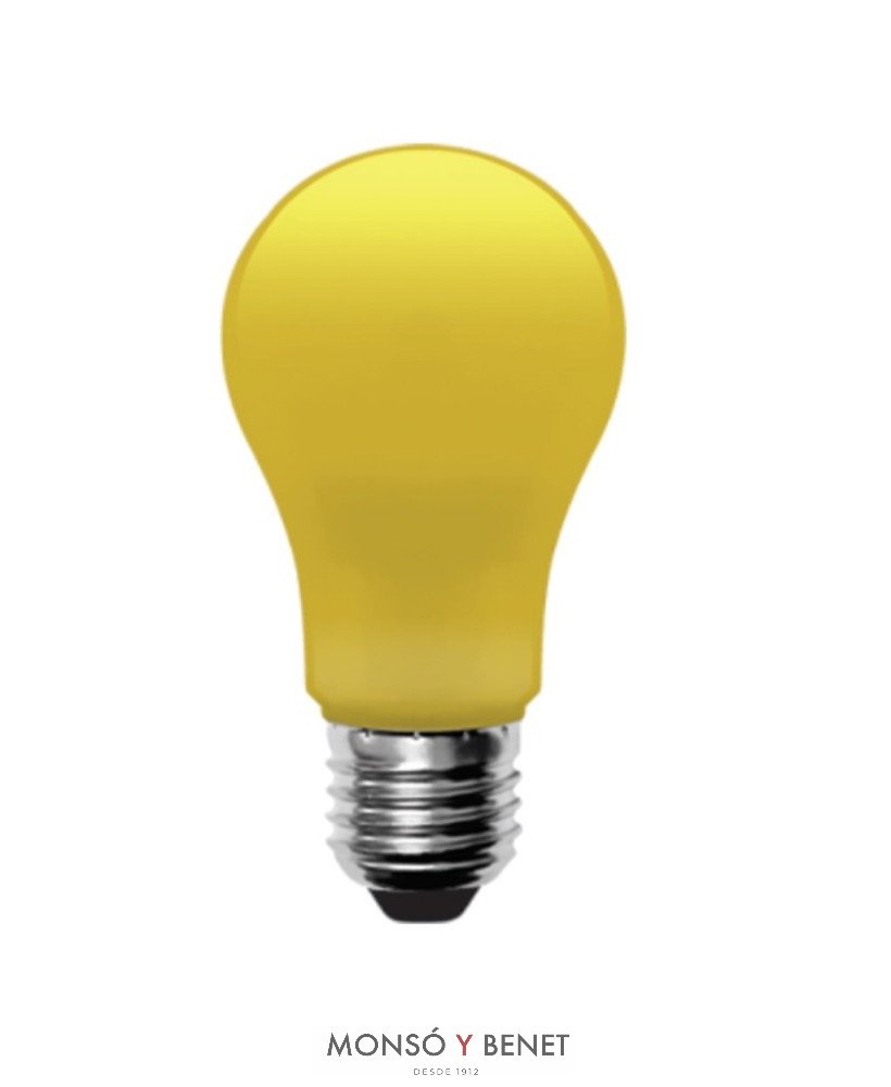 BOMBILLA LED STANDARD REPELENTE DE INSECTOS 09SINA E27 AMARI