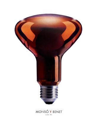 BOMBILLA INFRARROJA RIR FISIOTERAPIA CALOR R95 230- 100W E2