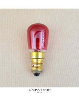 BOMBILLA PEBETERO T26X56 10W E14 RO