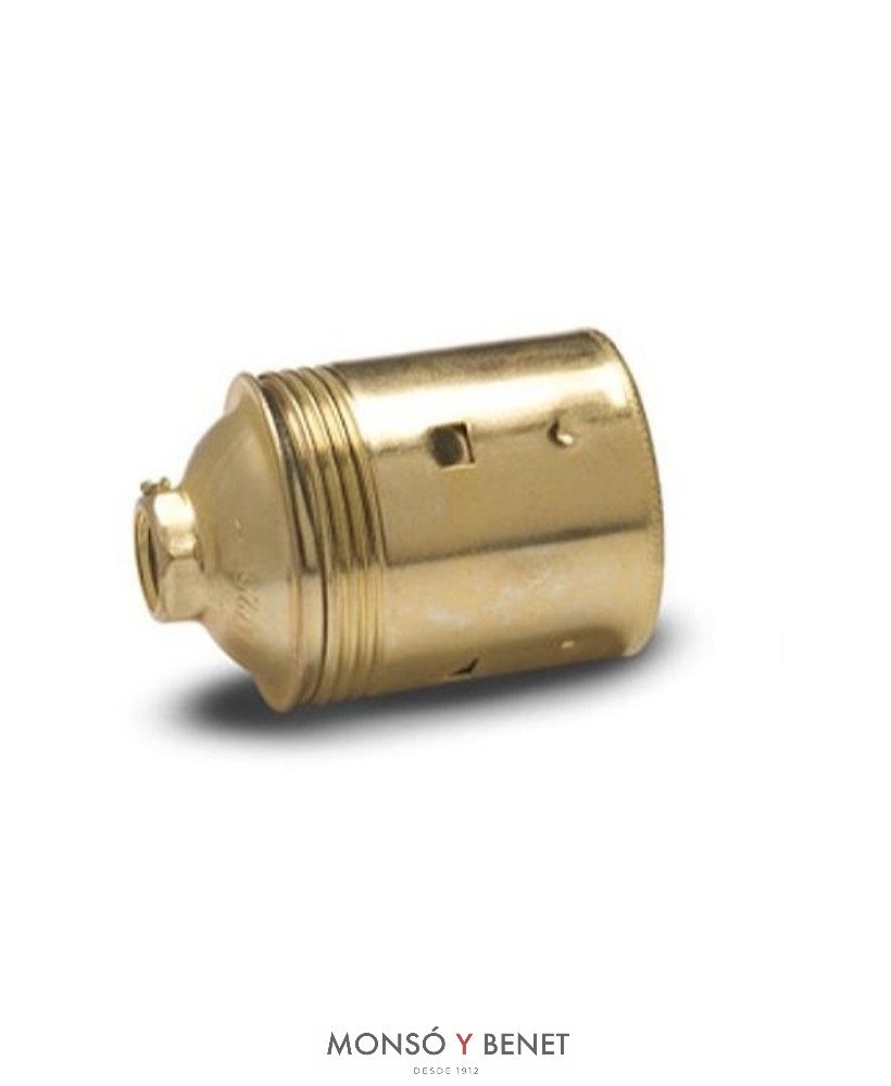 PORTALAMPARAS E-27 No. 1164-E DORADO