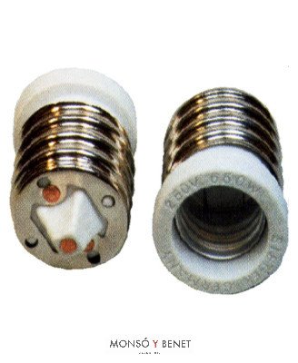 ADAPTADOR REDUCTOR E40 A E27 CERÁMICO