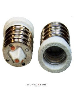 ADAPTADOR REDUCTOR E40 A E27 CERÁMICO