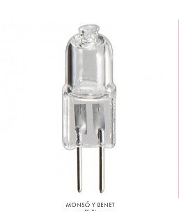 BOMBILLA HALOGENA BIPIN 12V 10W G4
