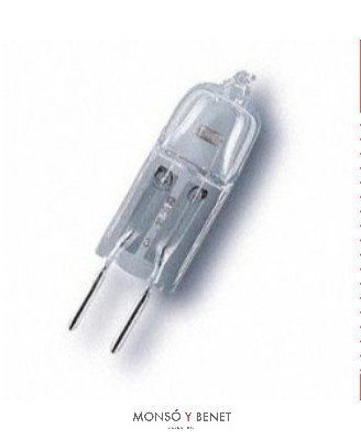 BOMBILLA HALOGENA BIPIN 12V 50W G6.3