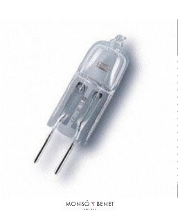 BOMBILLA HALOGENA BIPIN 12V 50W G6.3