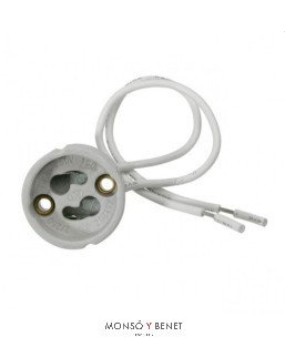 PORTALAMPARAS CERÁMICO GZ10 NO. 1325/C