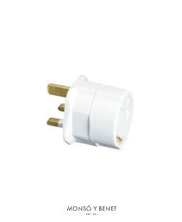 ADAPTADOR EUROPA-INGLATERRA CON T.No. 14091
