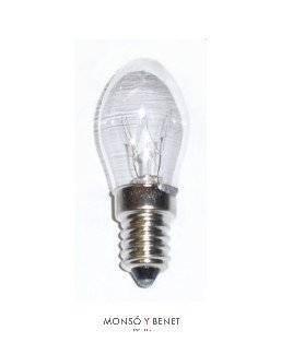 BOMBILLA BELLOTA T26X65 15W E14