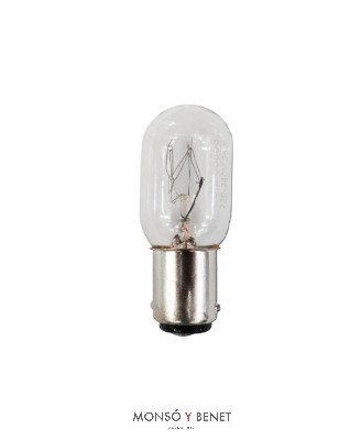 BOMBILLA TUBULAR T22X60 230V 25W BA15D