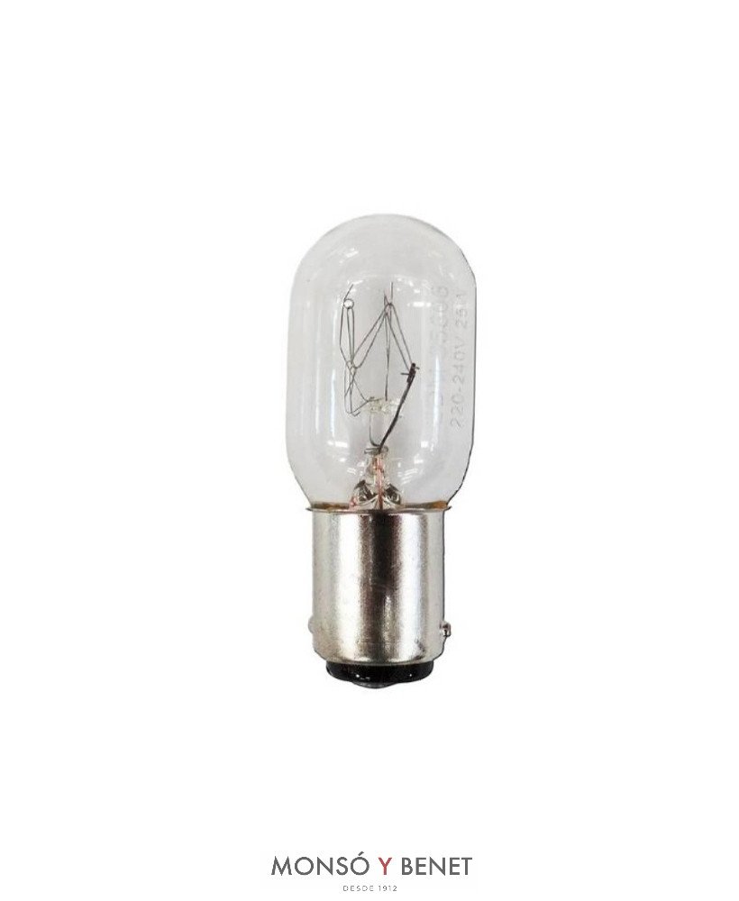 BOMBILLA TUBULAR T22X60 230V 25W BA15D
