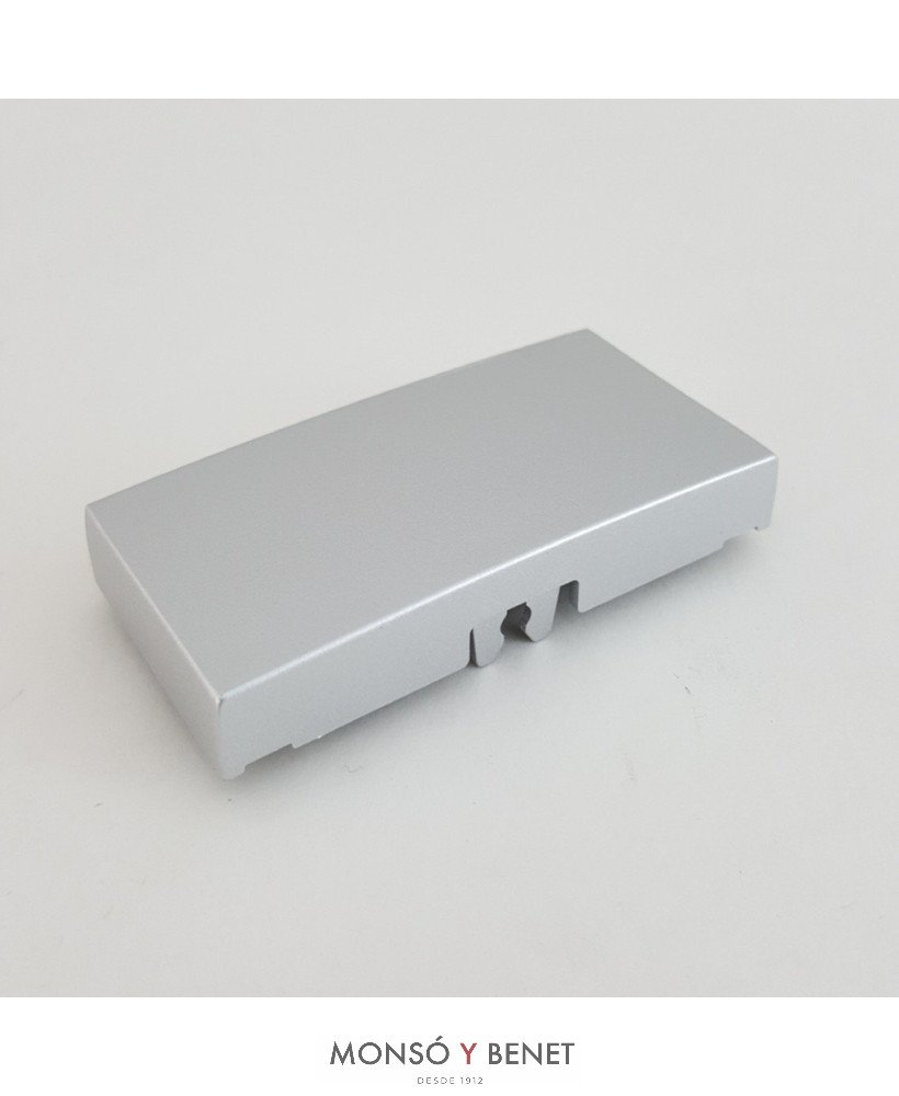 TECLA MEDIA BF25 NEUTRA 26609 ALUMINIO