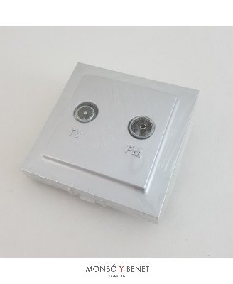 TOMA GRANDE BF25 TV-FM 26711 ALUMINIO