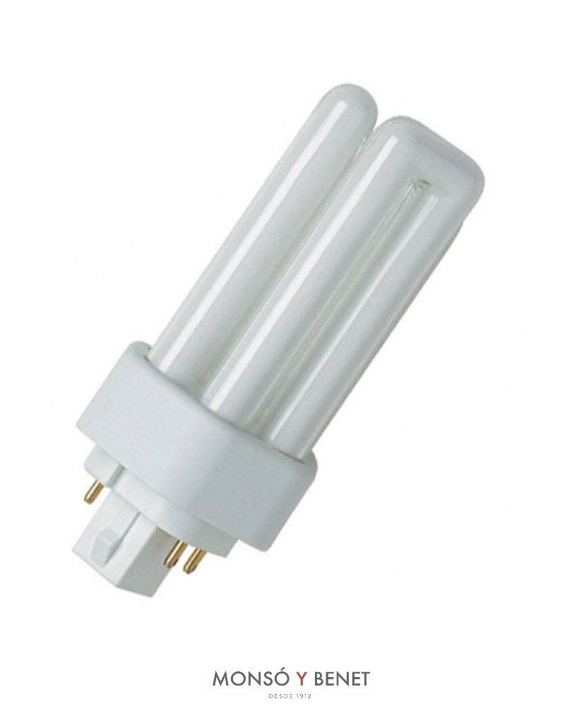 BOMBILLA FLUORESCENTE GE.3TUBOS 26W GX24Q3 2K