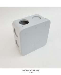 CAJA DE CONEXIONES CUADRADA PARA INTEMPERIE