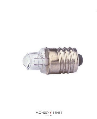BOMBILLA LINTERNA LENTE 3.5 V E10