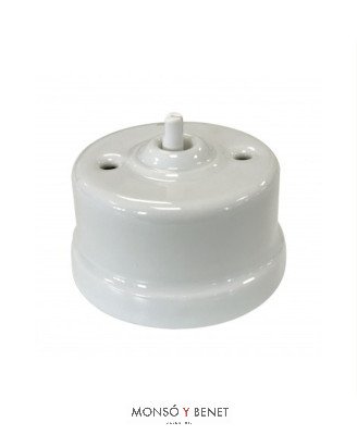 INTERRUPTOR UNIPOLAR PORCELANA FONTINI 400-C LAZO APARTE