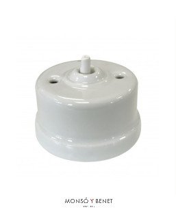 INTERRUPTOR UNIPOLAR PORCELANA FONTINI 400-C LAZO APARTE