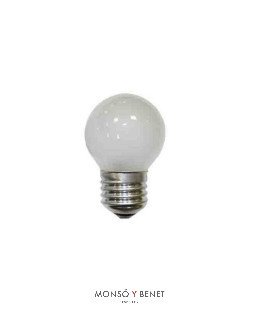 BOMBILLA ESFERICA MATE 230V 40W E27