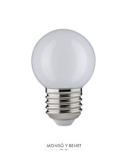 BOMBILLA ESFERICA OPAL 220V 40W E27