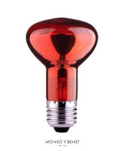 BOMBILLA R-63mm. INFRARROJA 230V 40W E27
