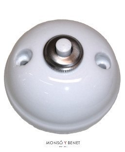 PULSADOR SUPERFICIE PORCELANA FONTINI 411