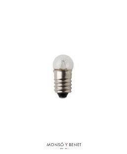 BOMBILLA LINTERNA ESFERICA 4.8 V E10