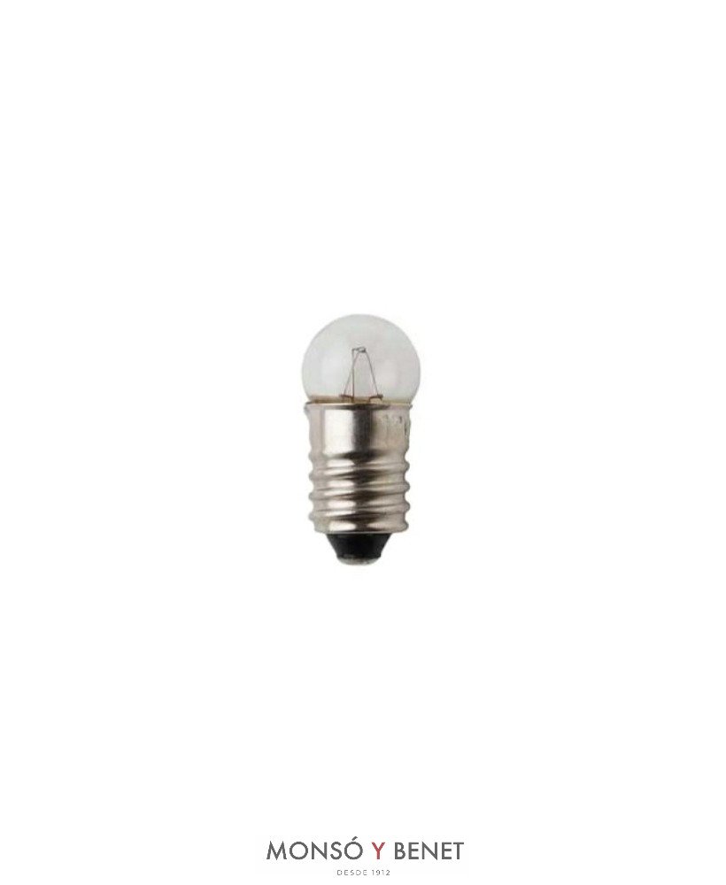 BOMBILLA LINTERNA ESFERICA 4.8 V E10