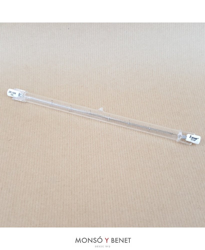 BOMBILLA HALOGENA 117MM. 230V 500W R7S
