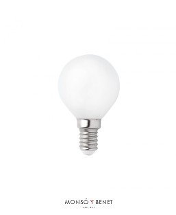 BOMBILLA ESFERICA OPAL 220V 60W E14