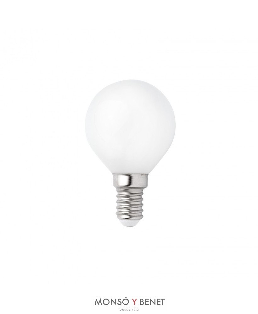 BOMBILLA ESFERICA OPAL 220V 60W E14