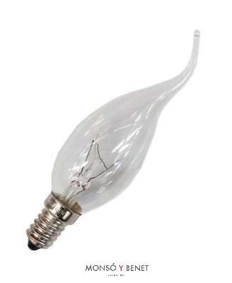 BOMBILLA VELA PUNTA CLARA 60W E14