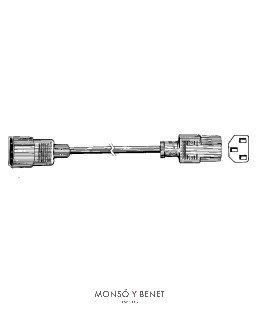 PROLONGADOR CEE22 No. 65/1,5M NEGRO