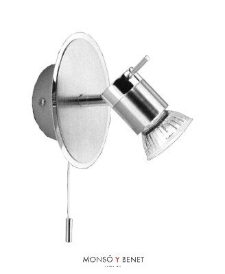 FOCO IP44 No. 6751 1xGU10 ACERO
