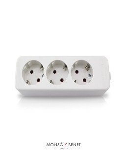 BASE 3 TOMAS SIN CABLE No. 715