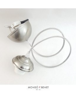 COLGANTE LAMPARA 7207 NM NIQUEL MATE
