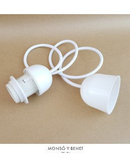 COLGANTE LAMPARA C/ARANDELA 7507-T BL