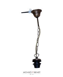 COLGANTE LAMPARA No. 7508 PAVONADO