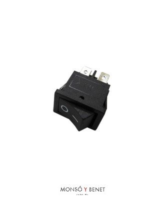 INTERRUPTOR EMPOTRAR No. 8112 NEGRO