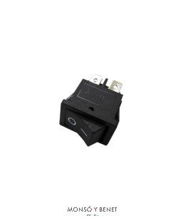 INTERRUPTOR EMPOTRAR No. 8112 NEGRO