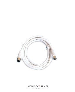 CONEXION TV 9.5 1M-1H No. 9077 BLANCO