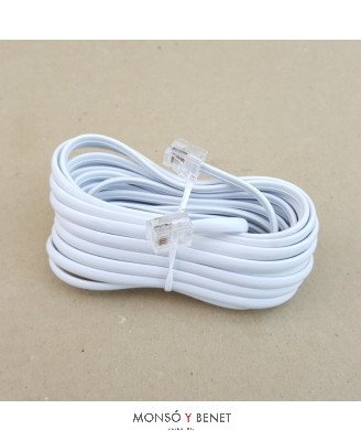 CONEXION TELEFONO 4.5M No. 9156 BLANCO