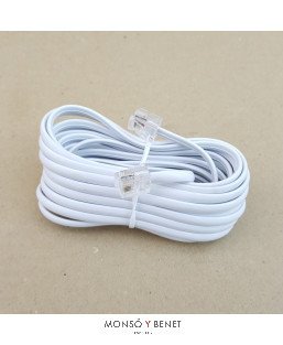 CONEXION TELEFONO 4.5M No. 9156 BLANCO