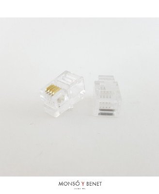 PLUG TELEFONO 4P4C No. 9181