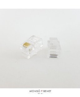 PLUG TELEFONO 4P4C No. 9181